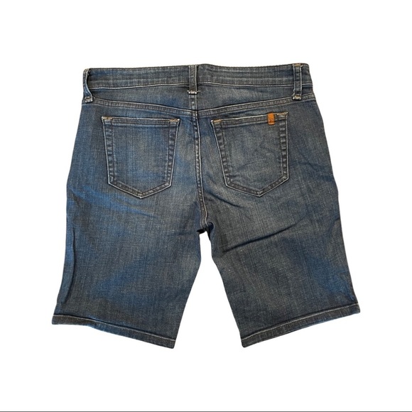 Joes Canna Bermuda denim shorts. Dark wash with slight whiskering size 27. - Picture 2 of 8